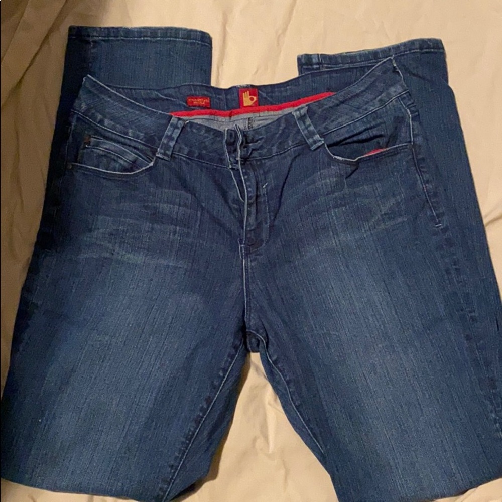 Straight leg jeans